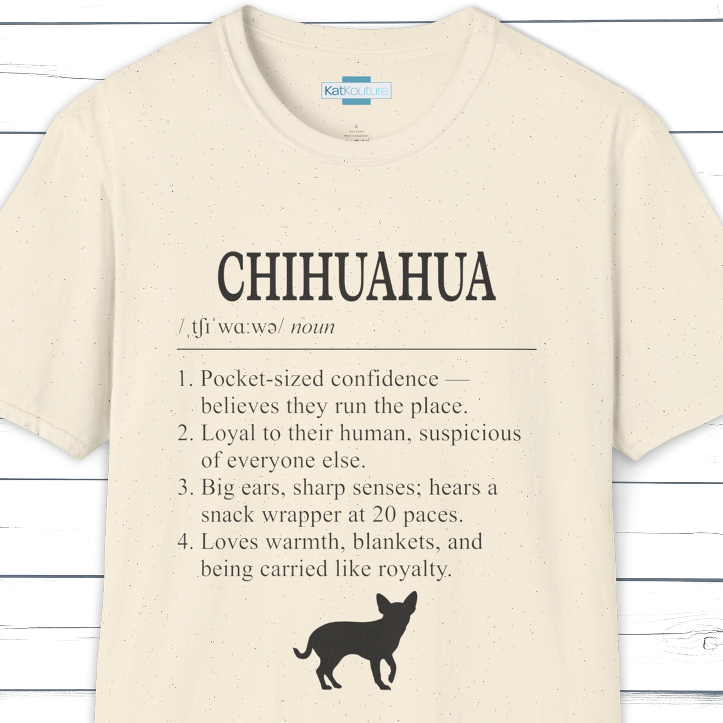 Chihuahua Definition T-Shirt Dictionary Dogs Collection