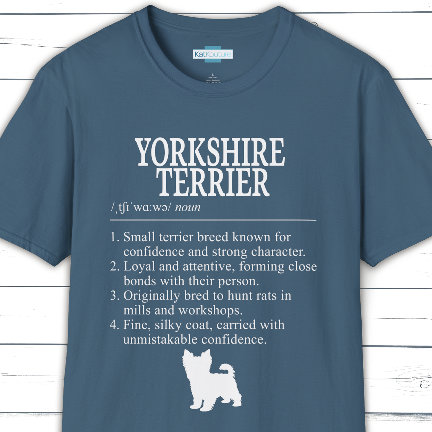 Yorkshire Terrier Definition T-Shirt Dictionary Dogs Collection