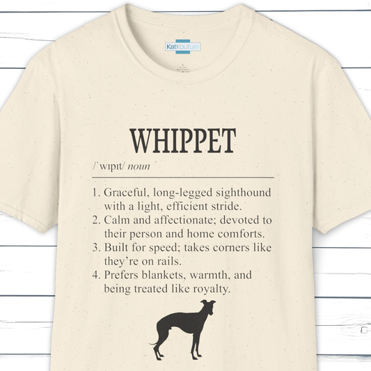 Whippet Definition T-Shirt Dictionary Dogs Collection