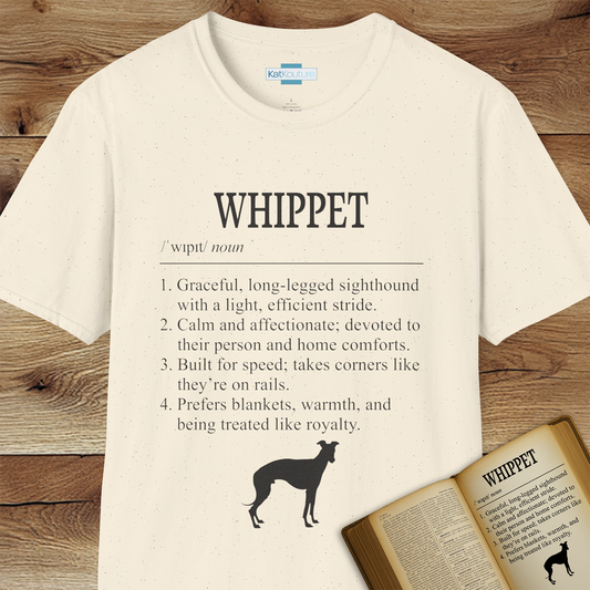 Whippet Definition T-Shirt Dictionary Dogs Collection