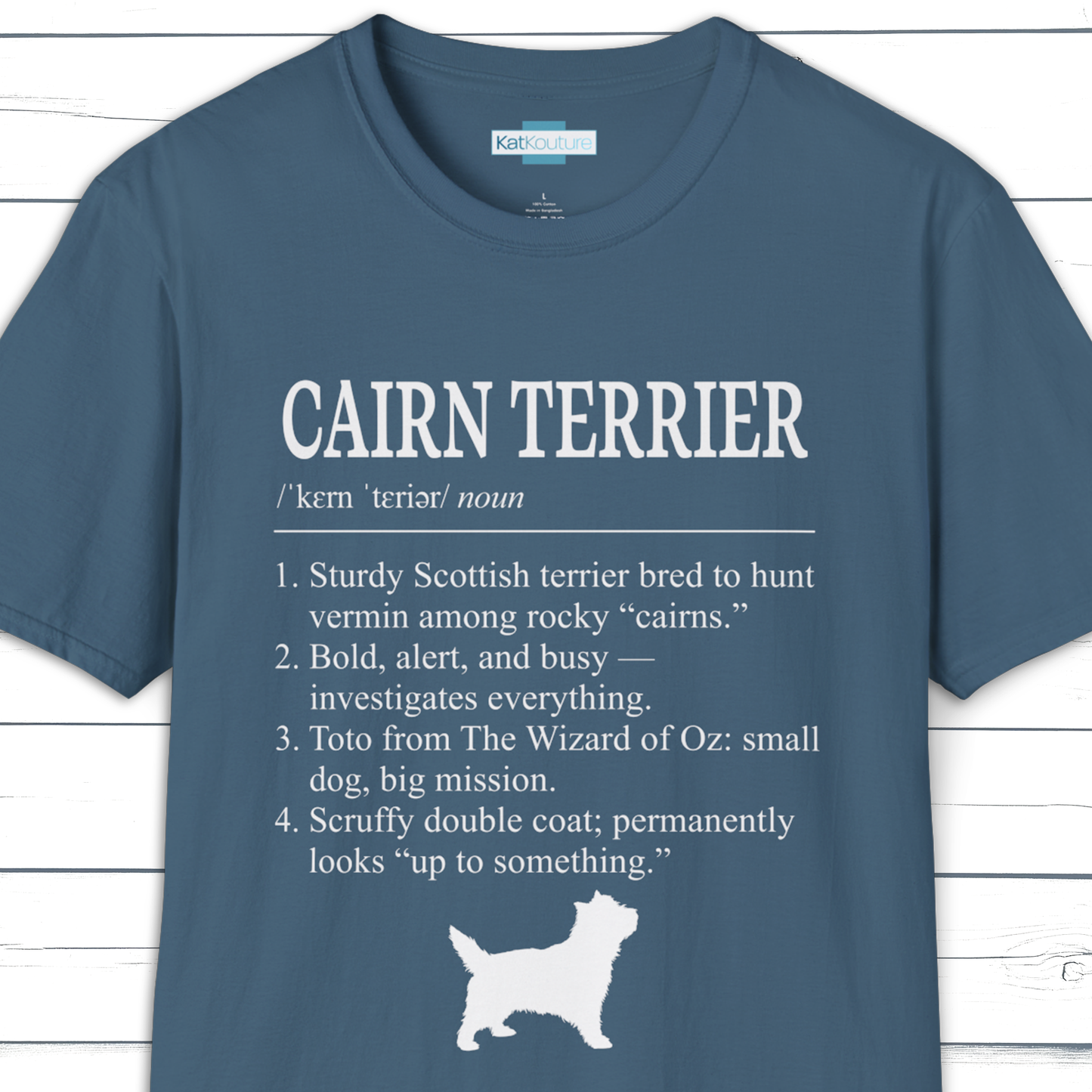 Cairn Terrier Definition T-Shirt Dictionary Dogs Collection