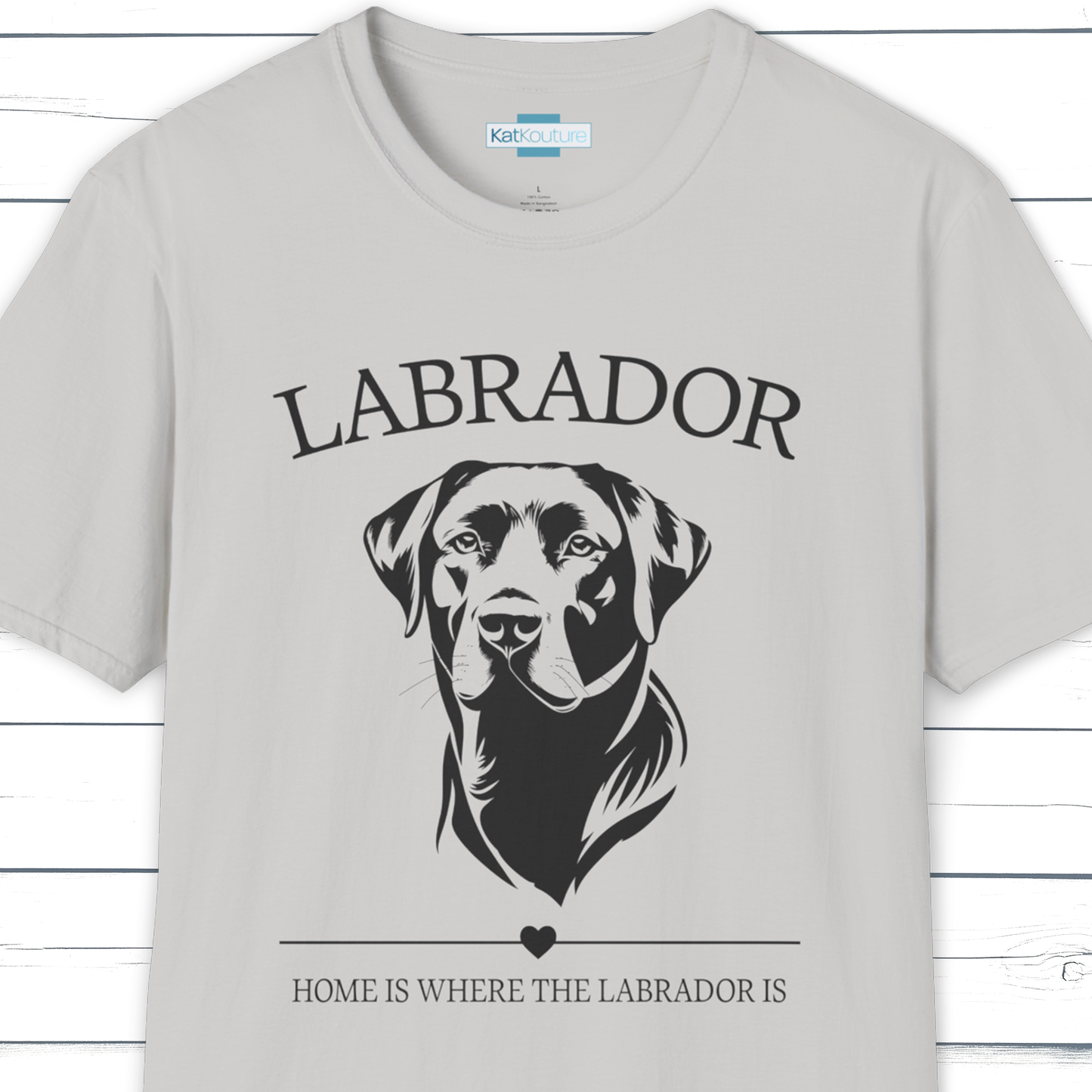 Labrador T-Shirt – Home Is Where The Labrador Is