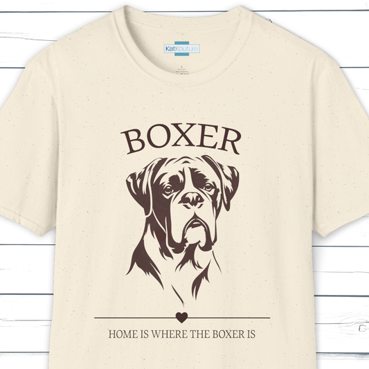 Boxer T-Shirt – Home Is Where The Boxer Is