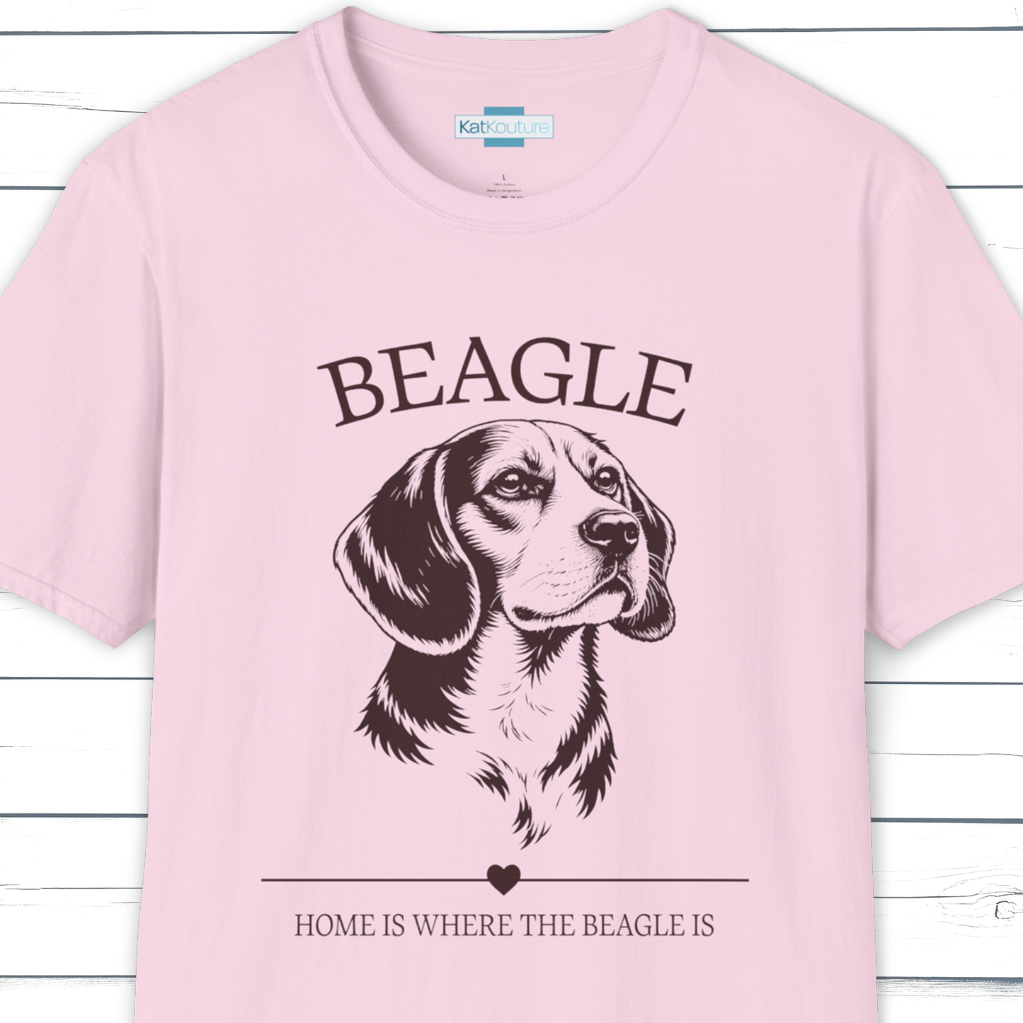 Beagle T-Shirt – Home Is Where The Beagle Is