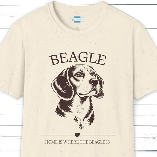 Beagle T-Shirt – Home Is Where The Beagle Is