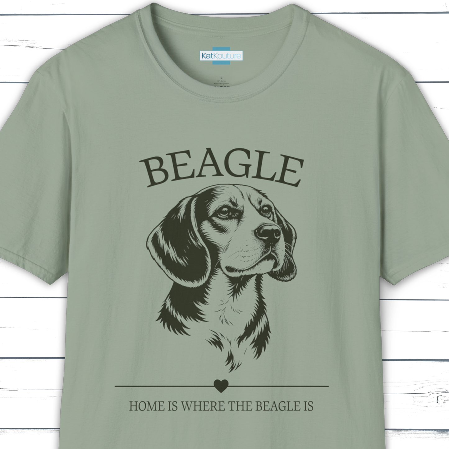 Beagle T-Shirt – Home Is Where The Beagle Is