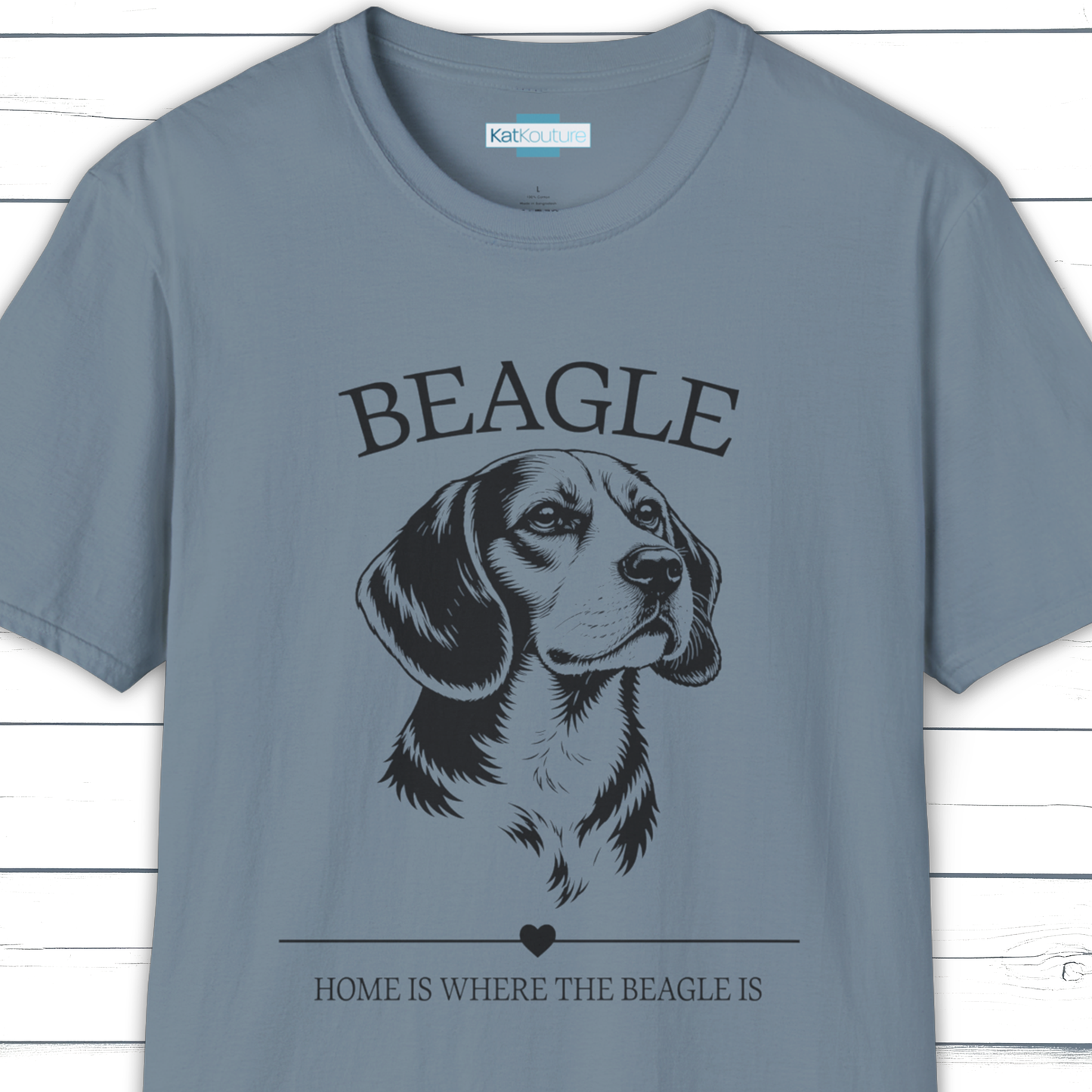 Beagle T-Shirt – Home Is Where The Beagle Is
