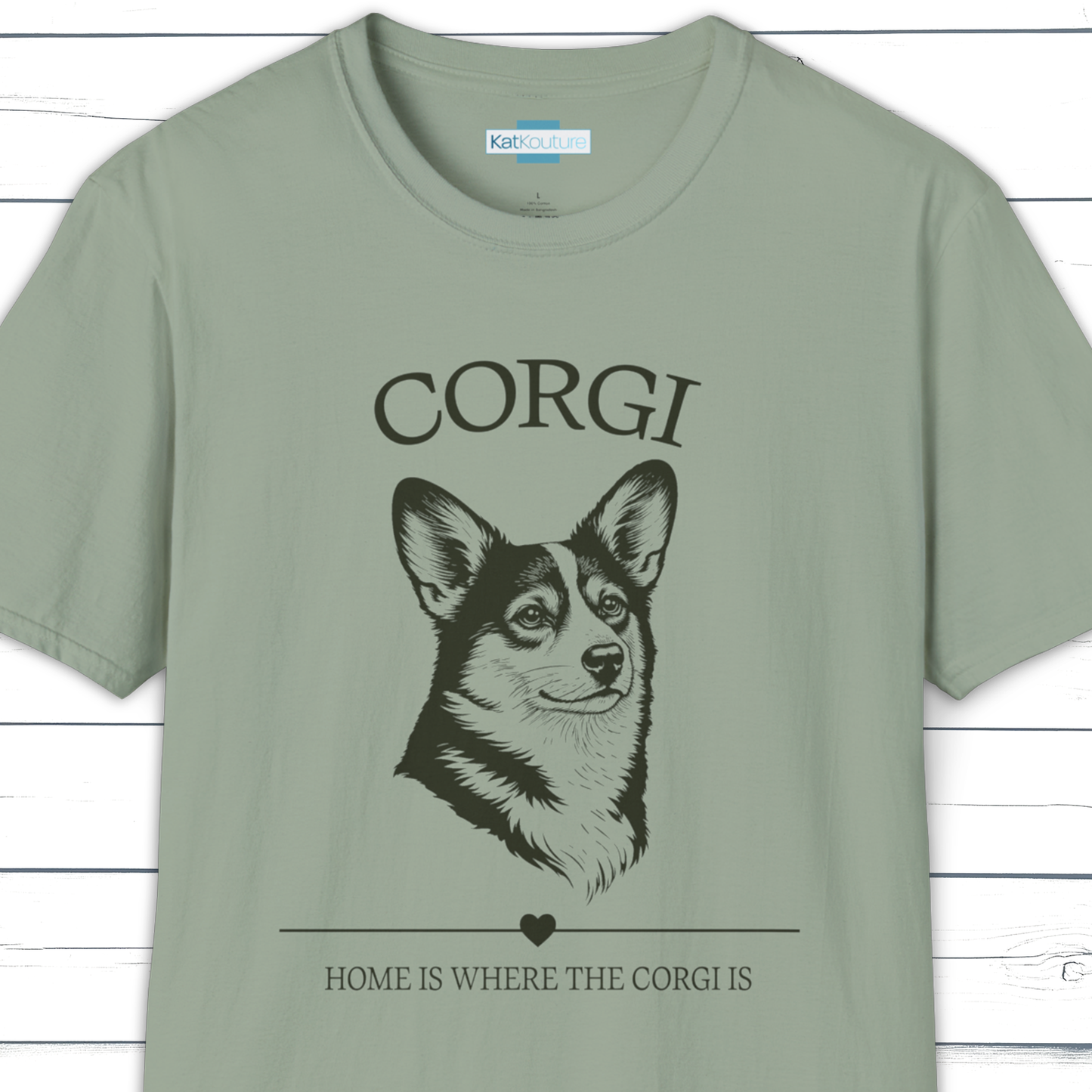 Corgi T-Shirt – Home Is Where The Corgi Is