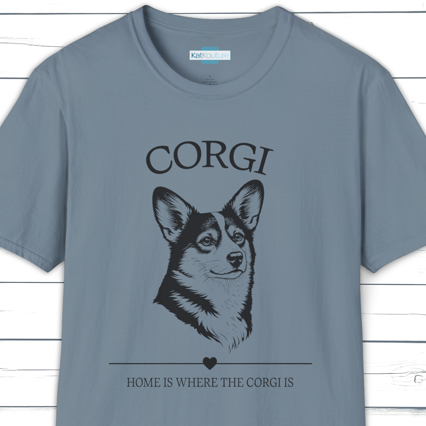 Corgi T-Shirt – Home Is Where The Corgi Is