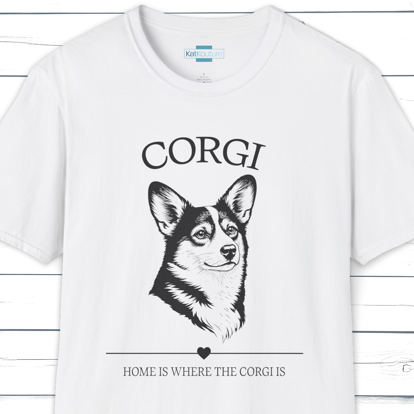 Corgi T-Shirt – Home Is Where The Corgi Is