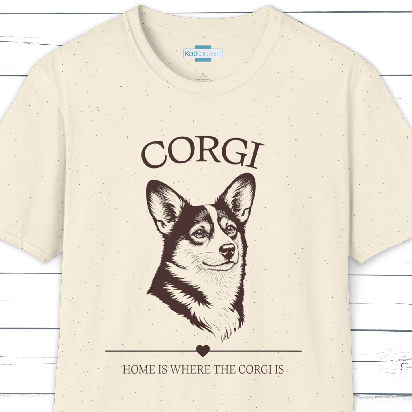 Corgi T-Shirt – Home Is Where The Corgi Is