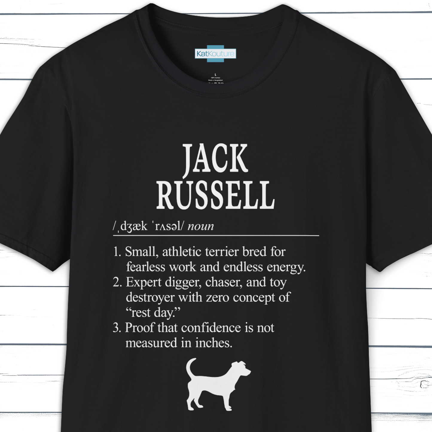 Jack Russell Definition T-Shirt Dictionary Dogs Collection
