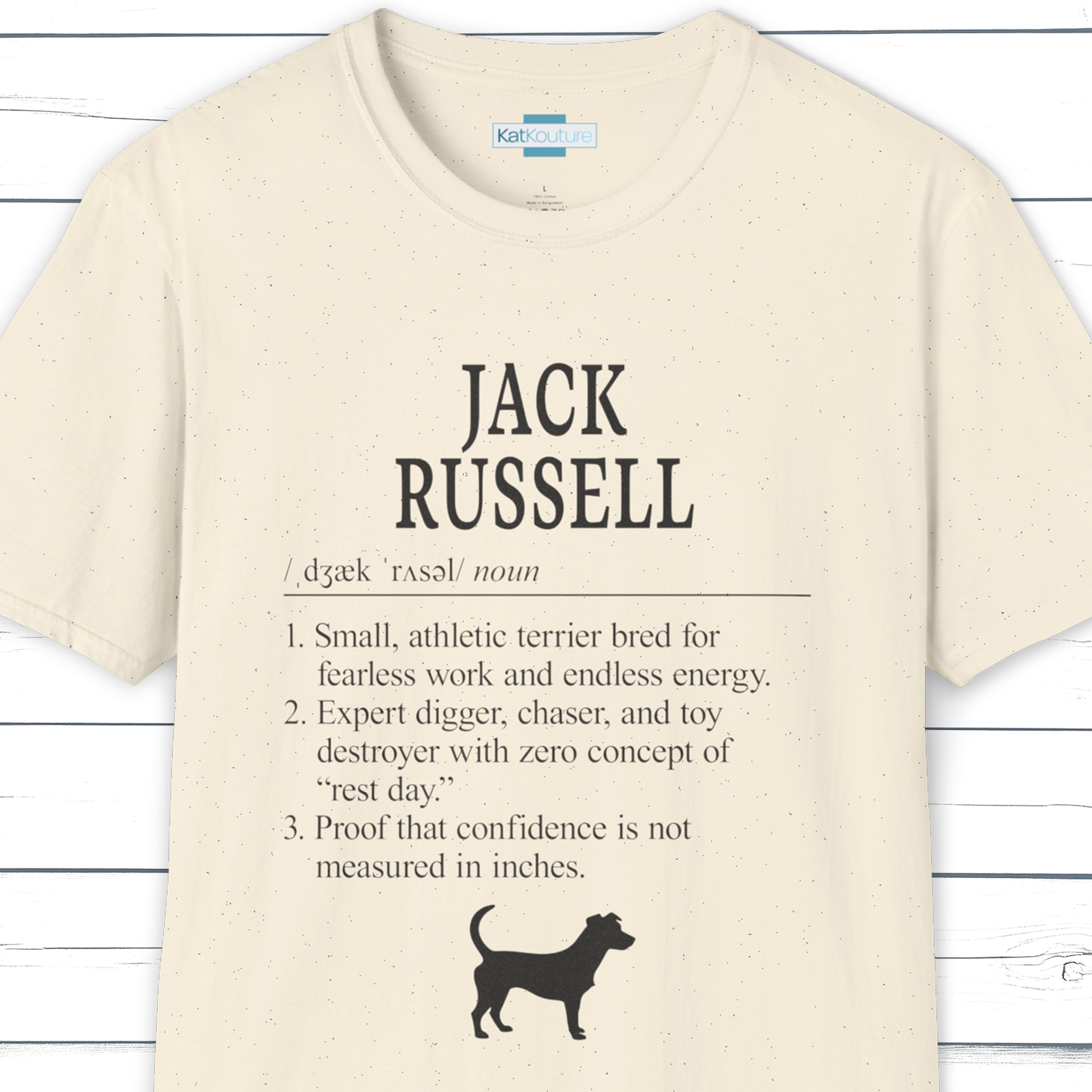 Jack Russell Definition T-Shirt Dictionary Dogs Collection