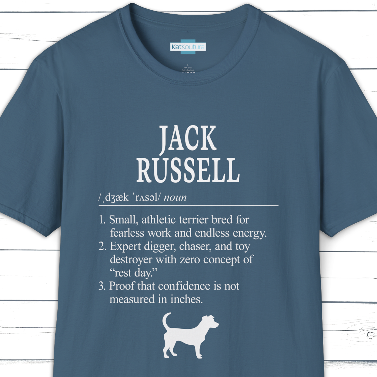 Jack Russell Definition T-Shirt Dictionary Dogs Collection