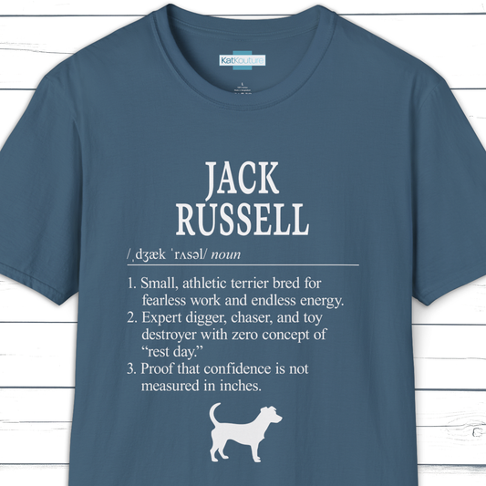 Jack Russell Definition T-Shirt Dictionary Dogs Collection