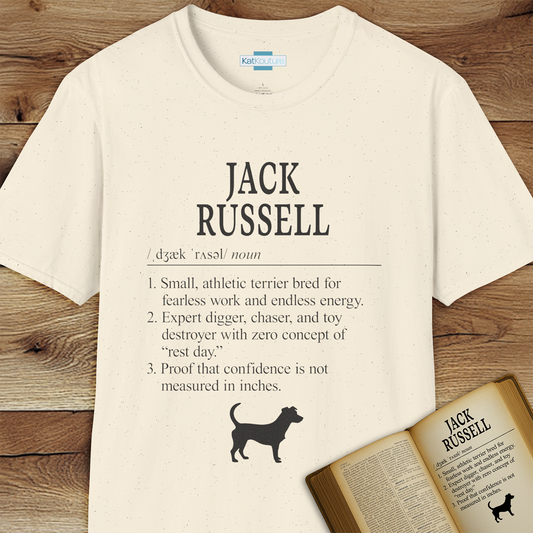 Jack Russell Definition T-Shirt Dictionary Dogs Collection