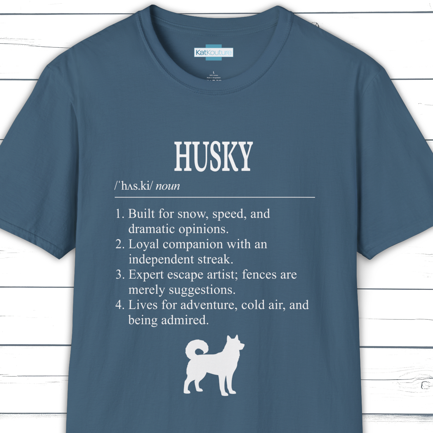 Husky Definition T-Shirt Dictionary Dogs Collection