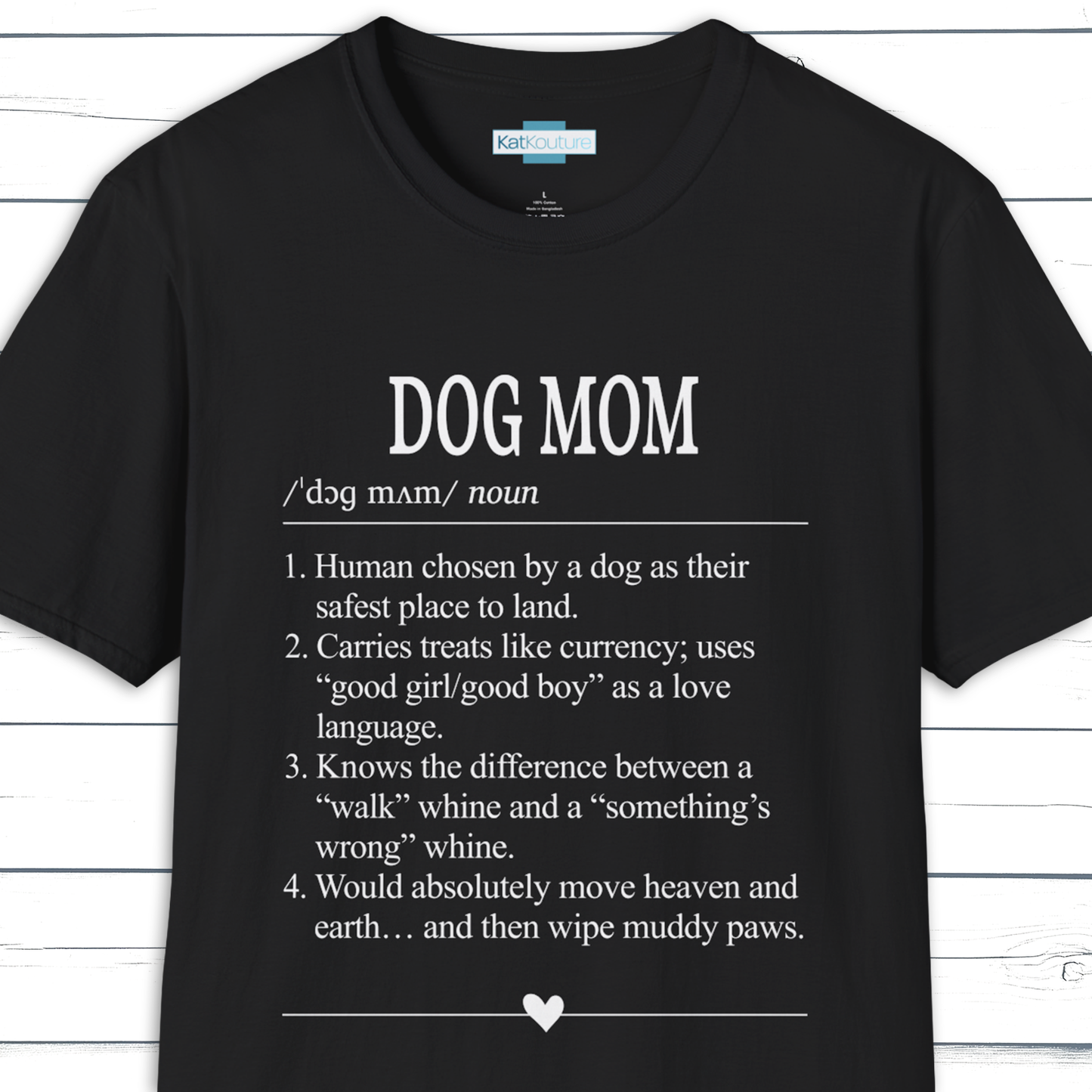Dog Mom Dictionary Definition T-Shirt