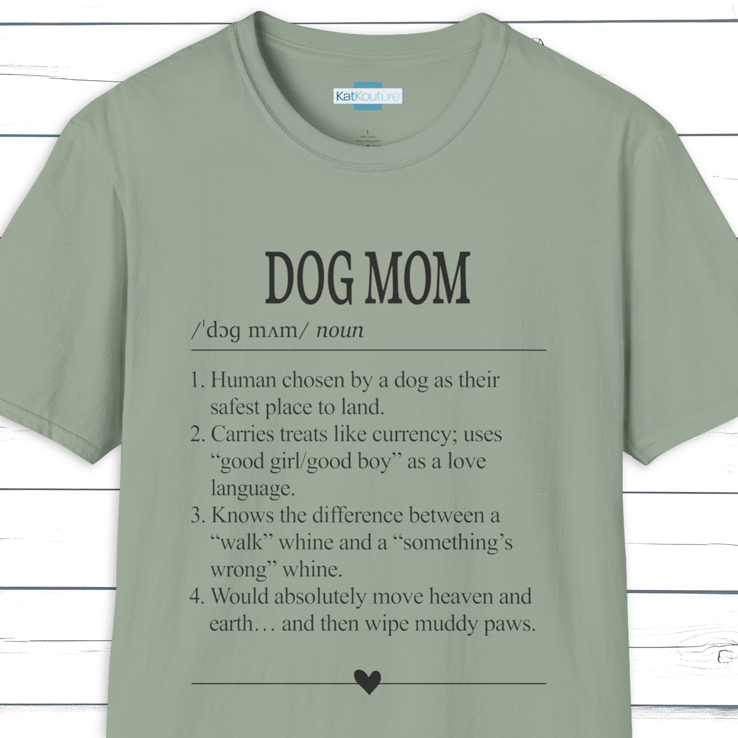Dog Mom Dictionary Definition T-Shirt