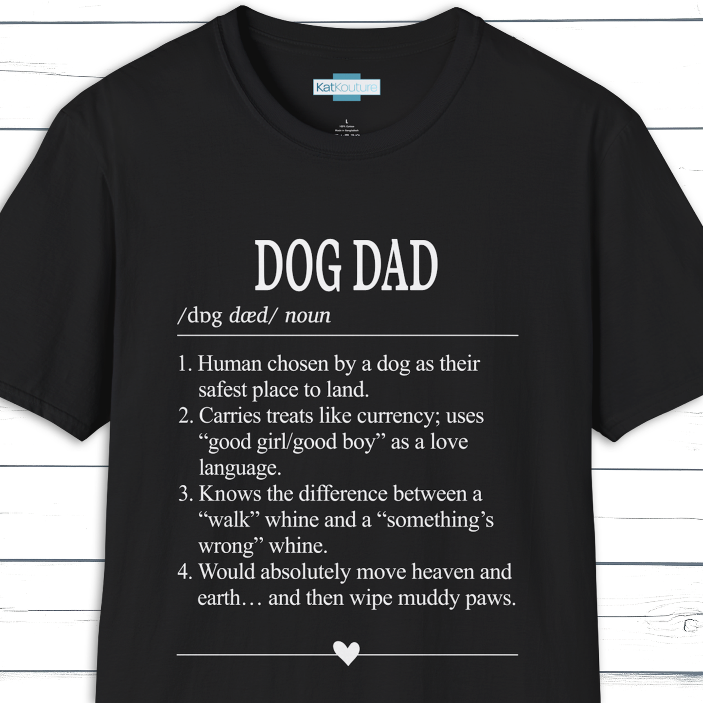Dog Dad Dictionary Definition T-Shirt