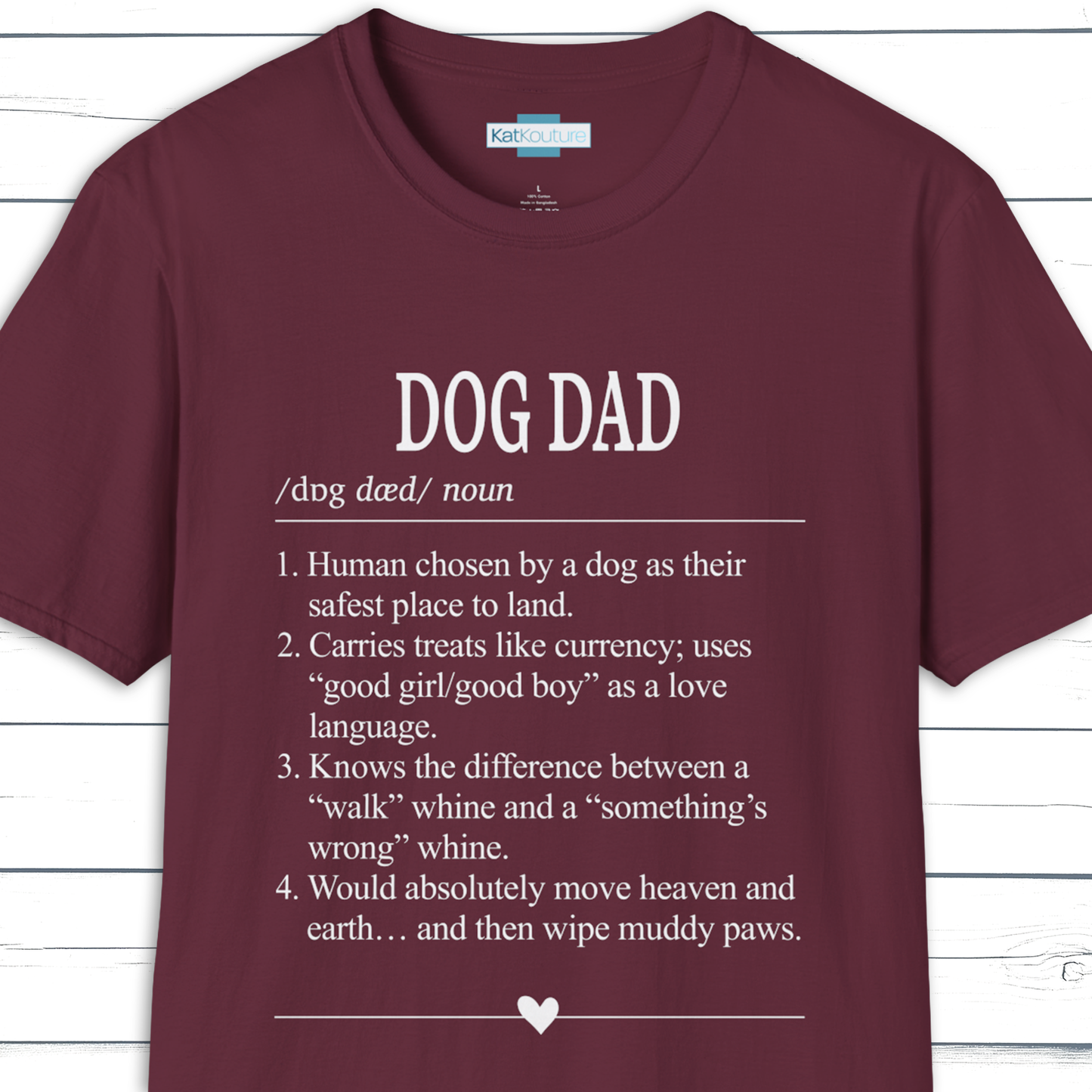 Dog Dad Dictionary Definition T-Shirt