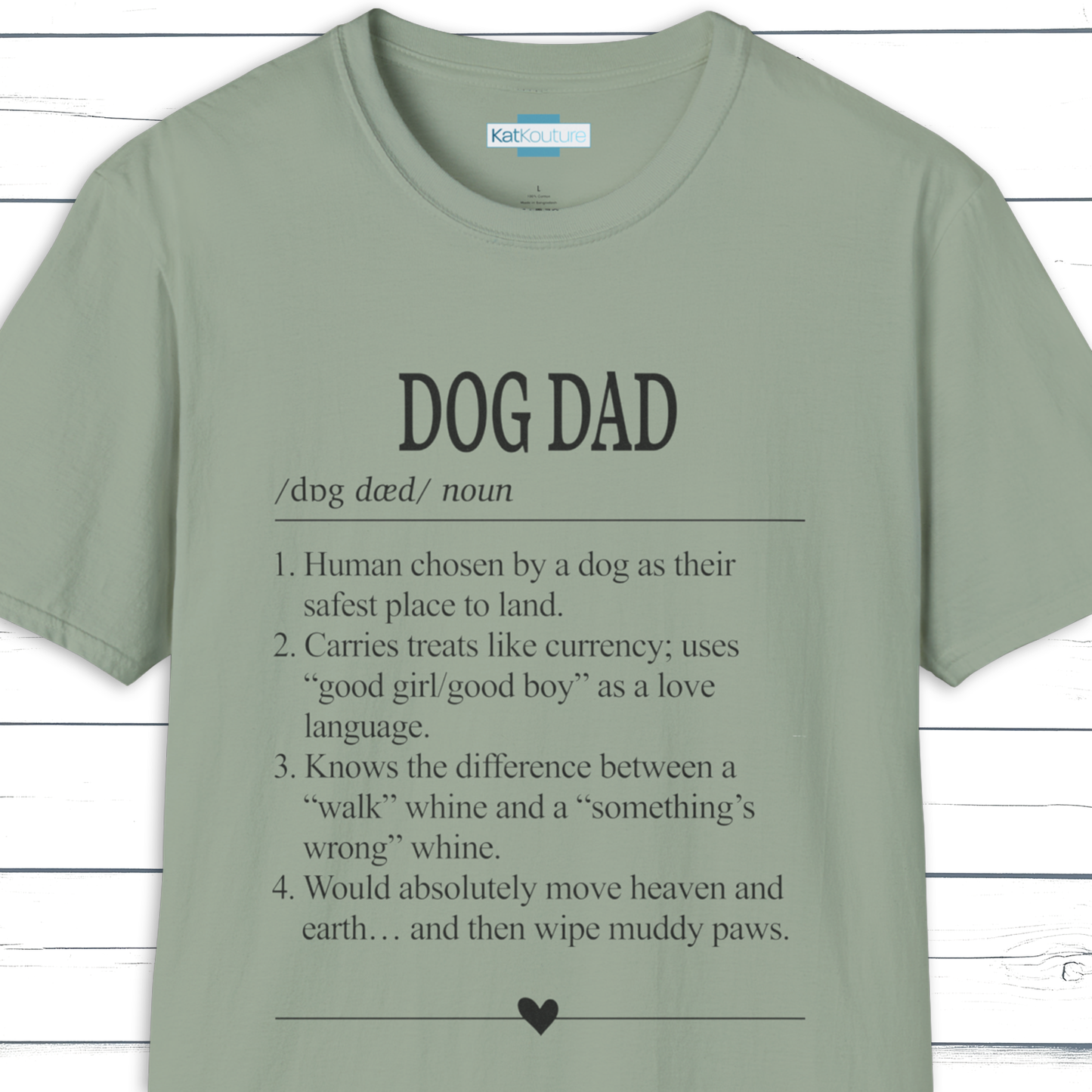 Dog Dad Dictionary Definition T-Shirt