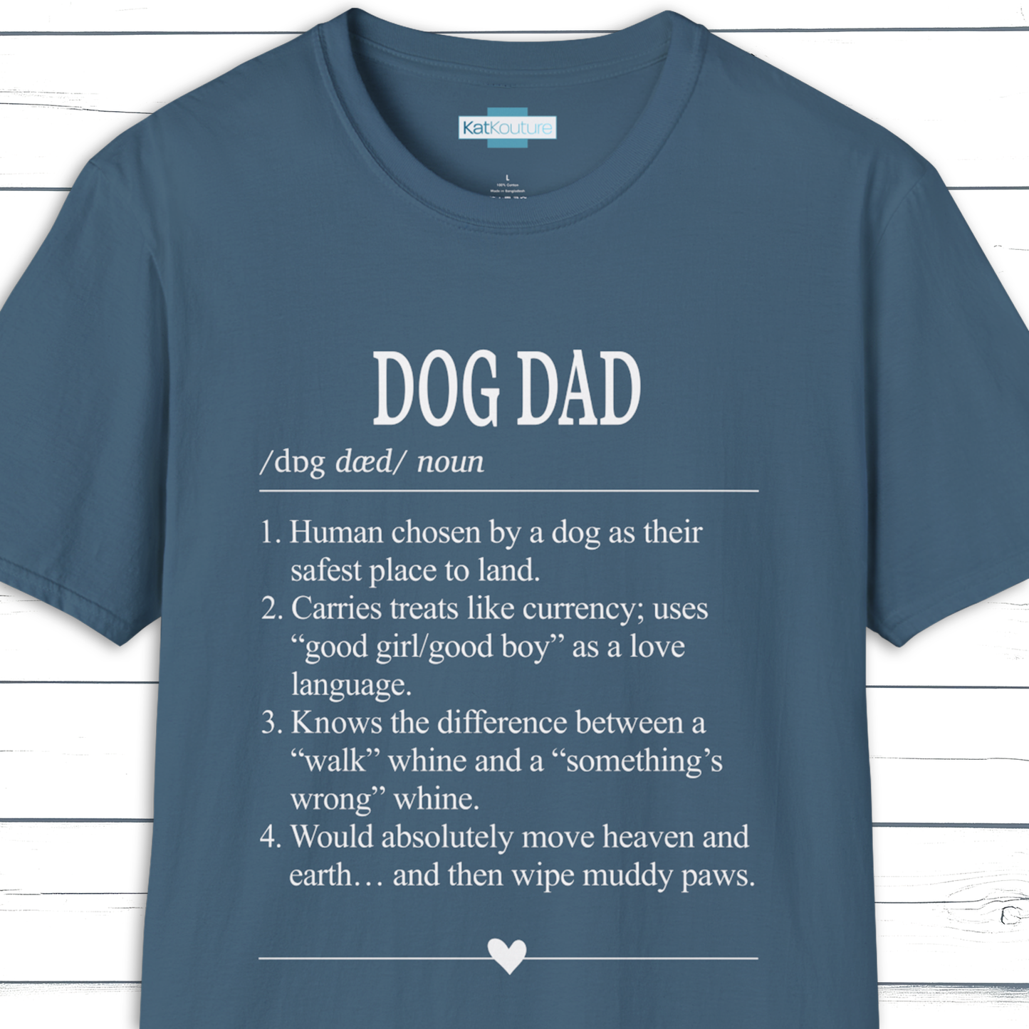 Dog Dad Dictionary Definition T-Shirt