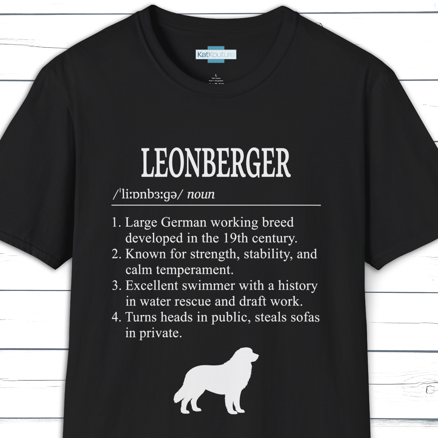 Leonberger Definition T-Shirt Dictionary Dogs Collection