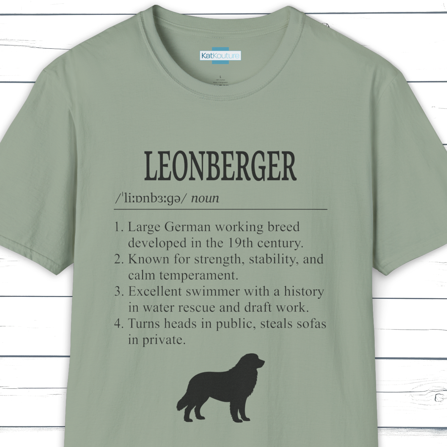 Leonberger Definition T-Shirt Dictionary Dogs Collection