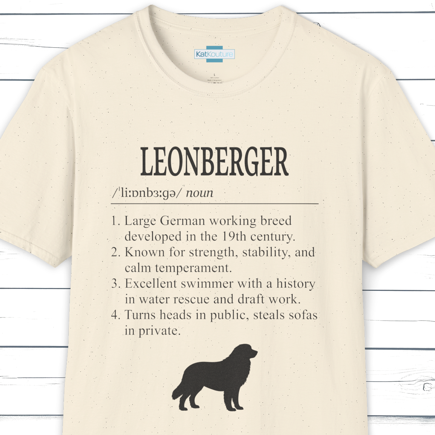 Leonberger Definition T-Shirt Dictionary Dogs Collection