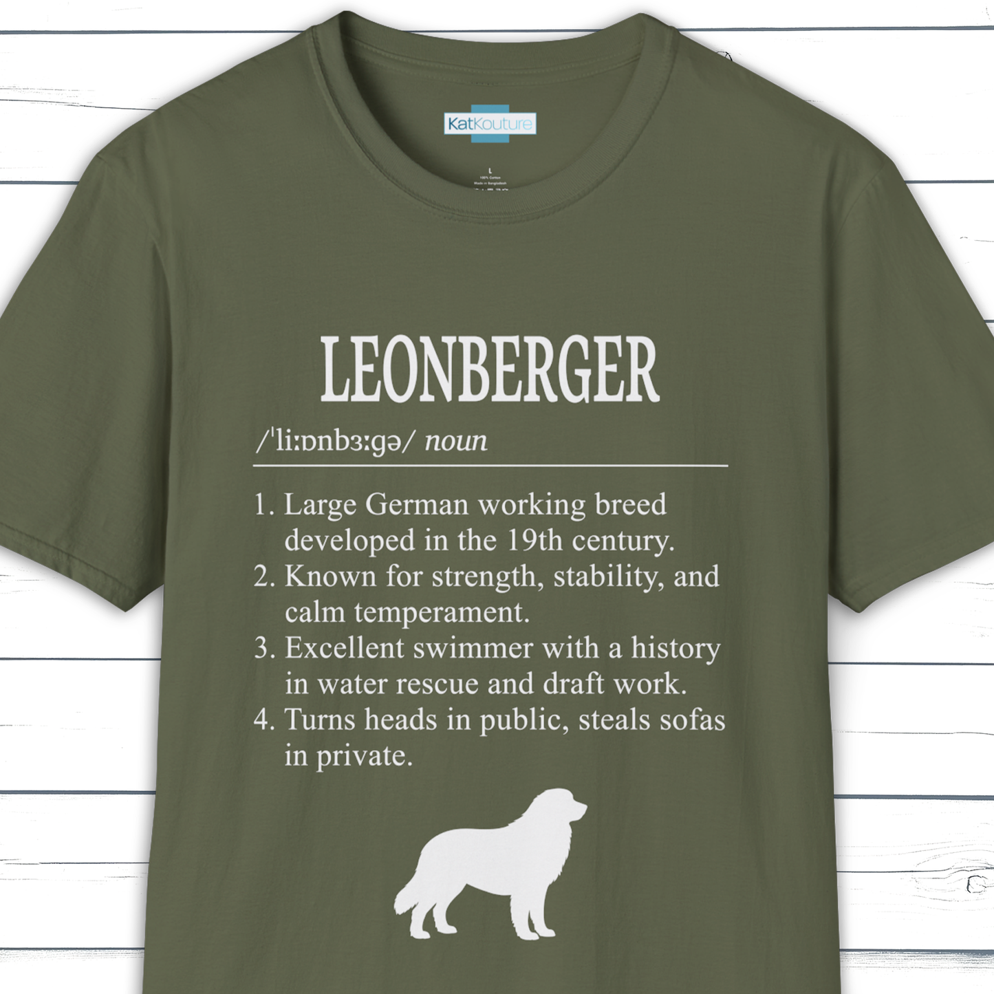 Leonberger Definition T-Shirt Dictionary Dogs Collection