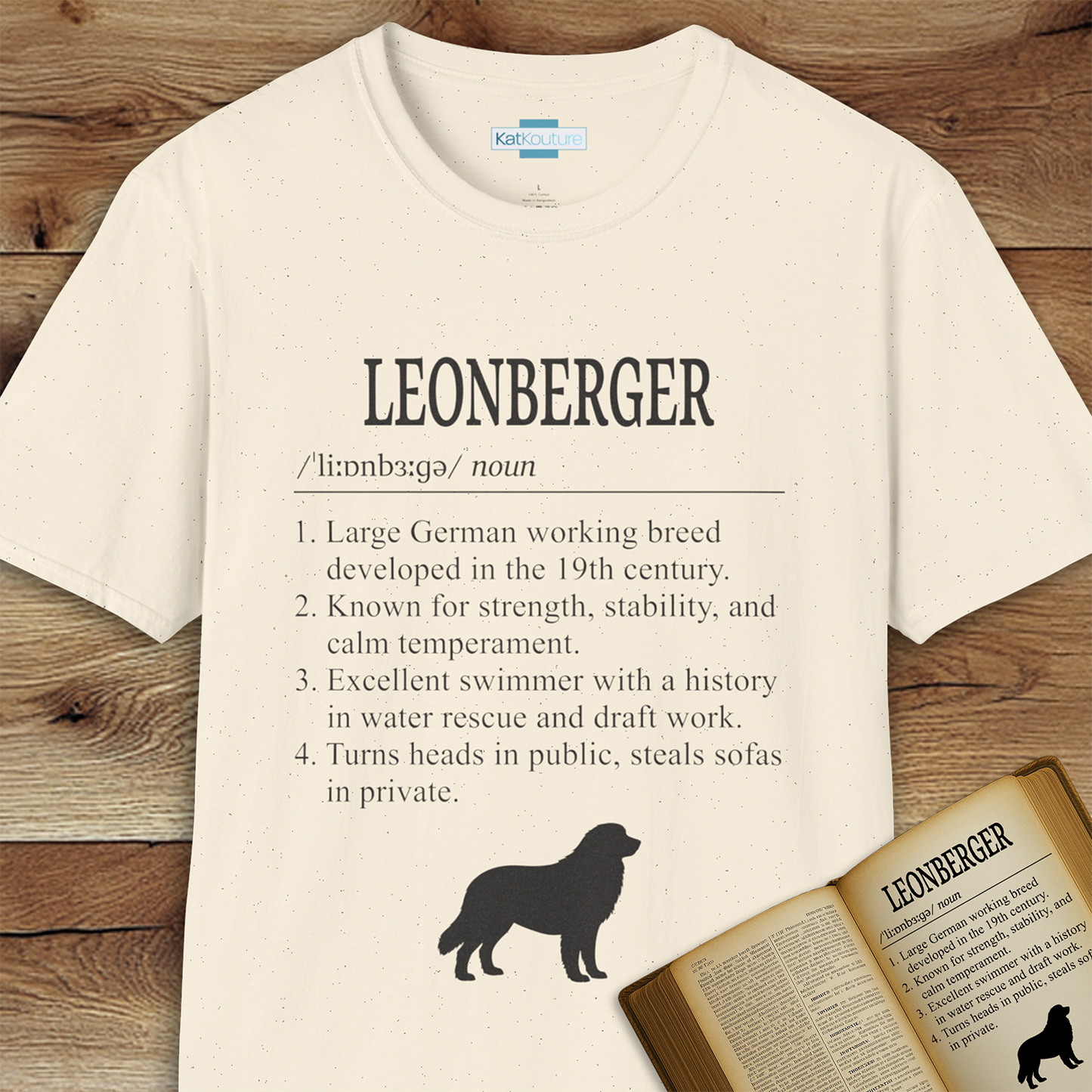 Leonberger Definition T-Shirt Dictionary Dogs Collection