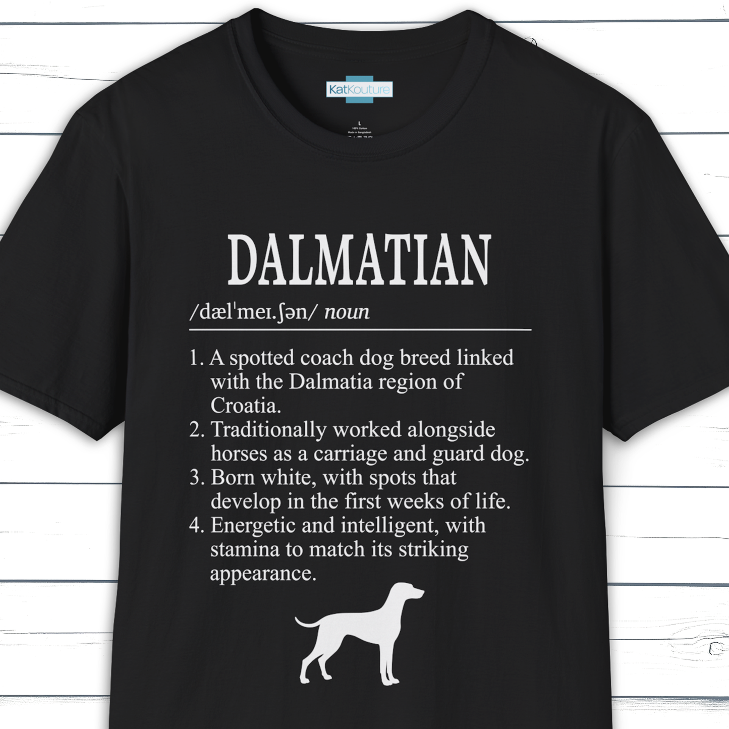 Dalmatian Definition T-Shirt Dictionary Dogs Collection