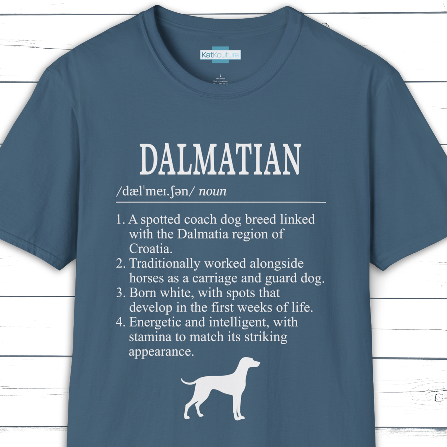 Dalmatian Definition T-Shirt Dictionary Dogs Collection