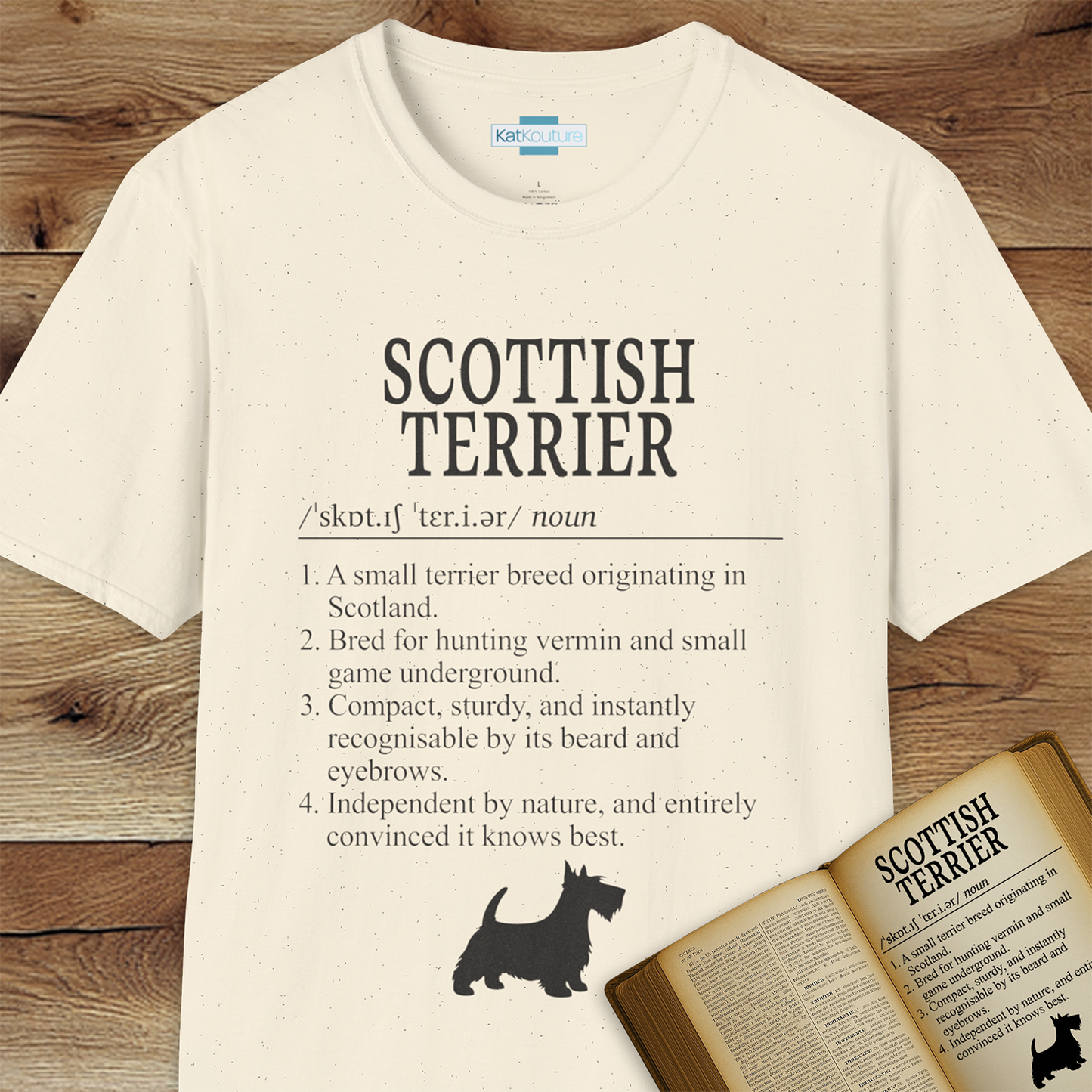 Scottish Terrier Definition T-Shirt Dictionary Dogs Collection