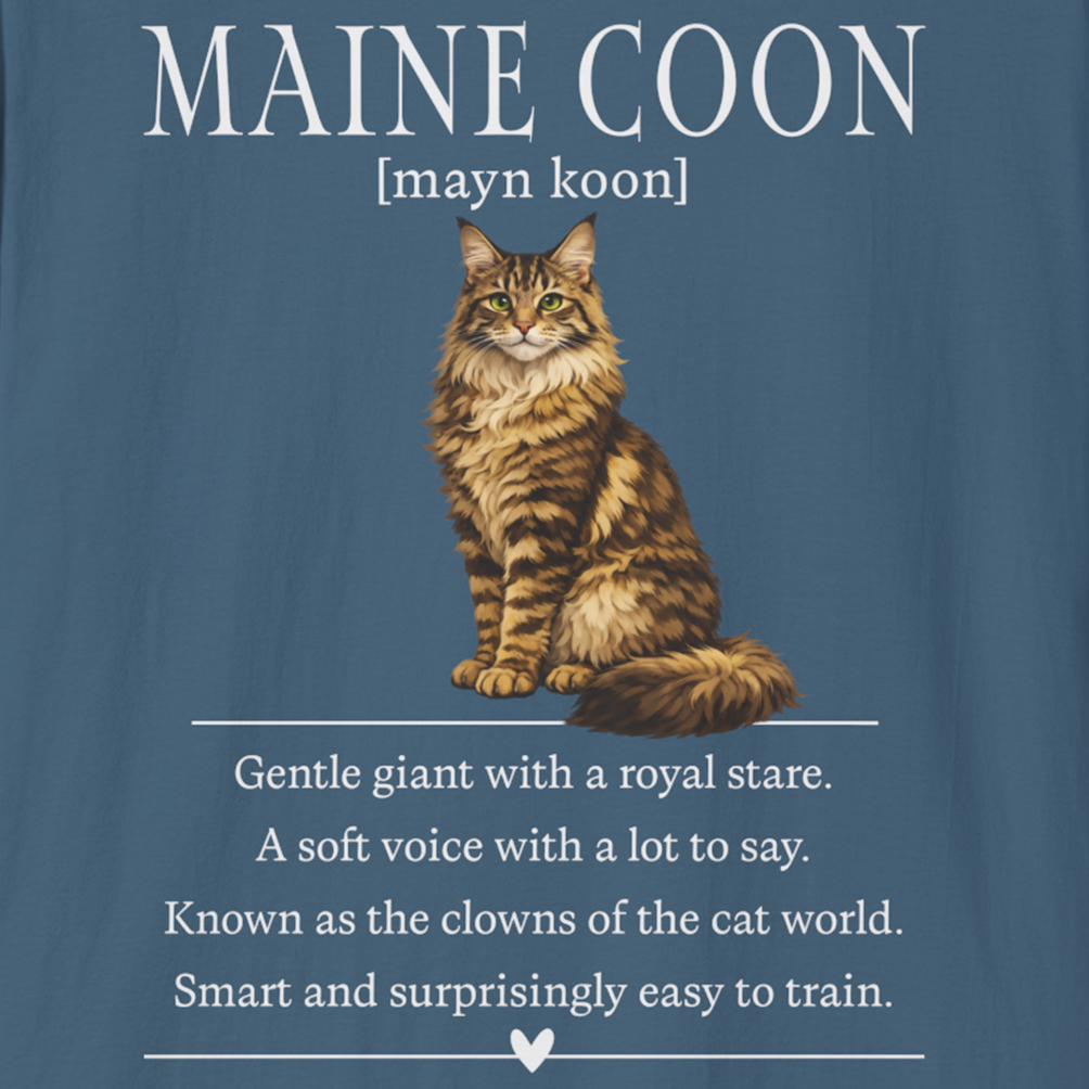 Maine Coon Definition T-Shirt – Cat Chronicles
