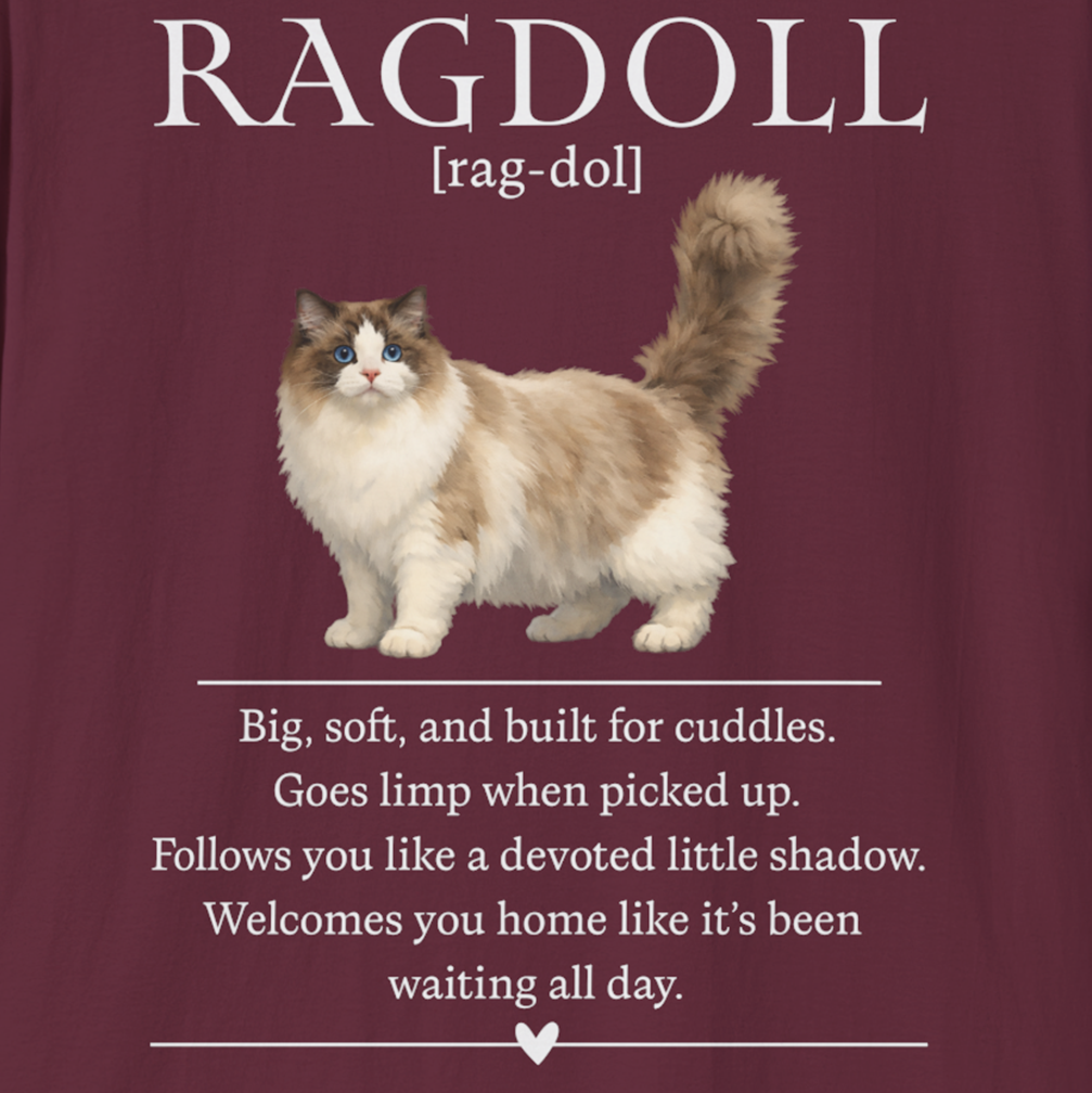 Ragdoll Definition T-Shirt – Cat Chronicles
