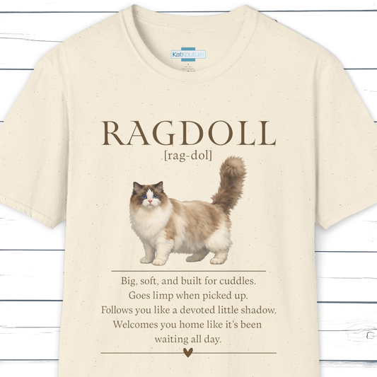 Ragdoll Definition T-Shirt – Cat Chronicles
