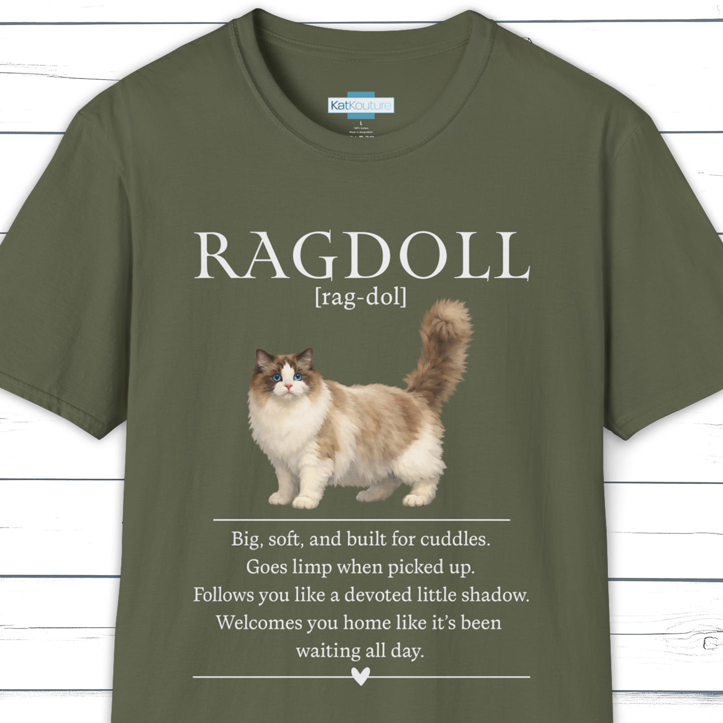 Ragdoll Definition T-Shirt – Cat Chronicles