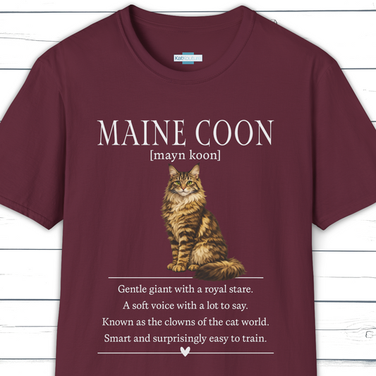 Maine Coon Definition T-Shirt – Cat Chronicles