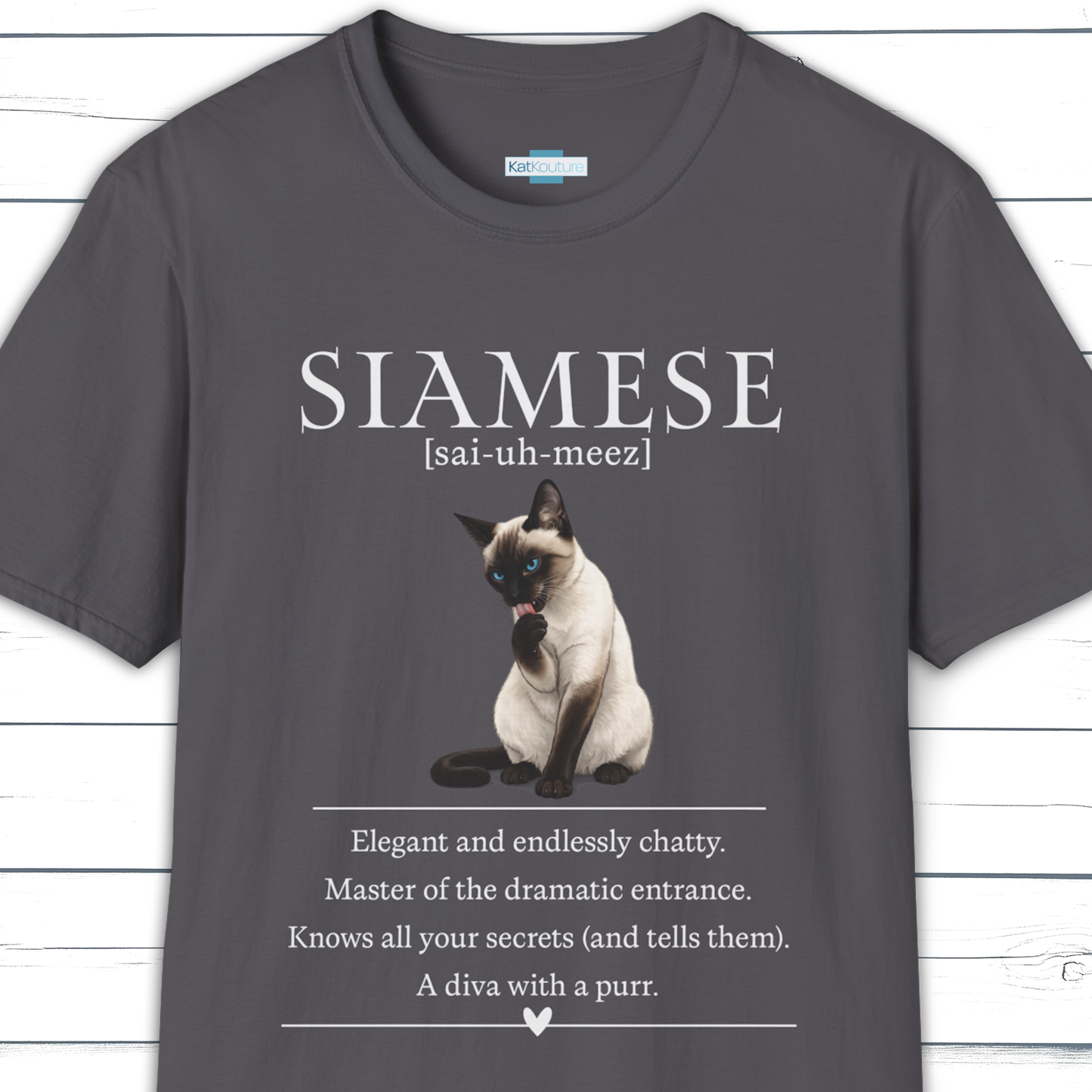 Siamese Definition T-Shirt – Cat Chronicles