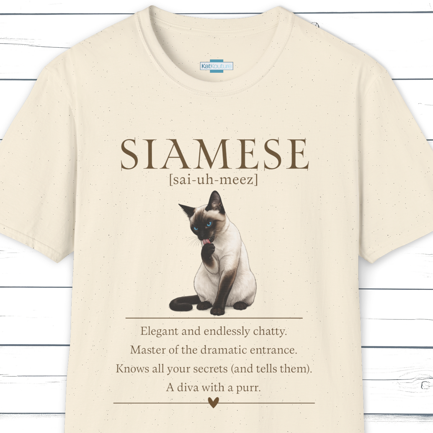 Siamese Definition T-Shirt – Cat Chronicles