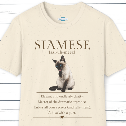 Siamese Definition T-Shirt – Cat Chronicles