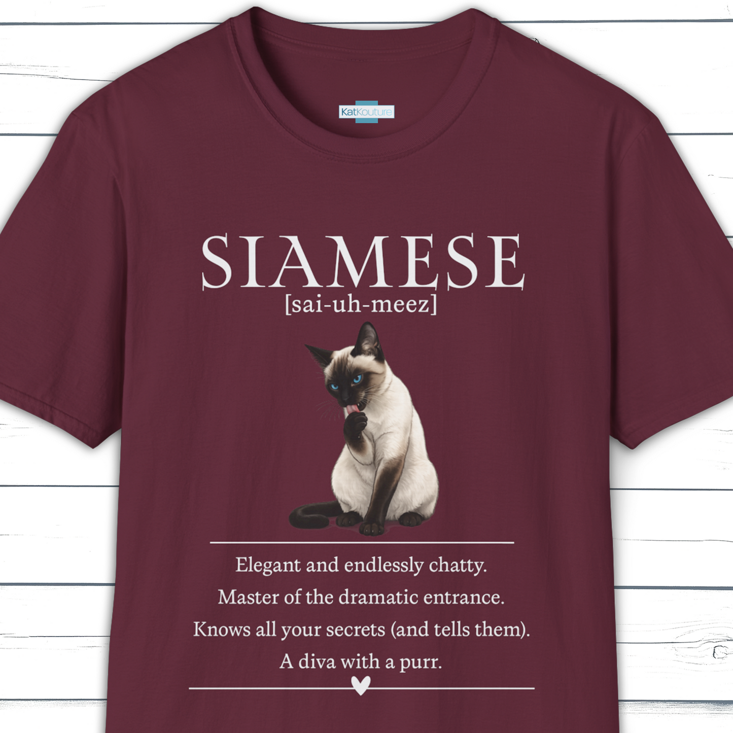 Siamese Definition T-Shirt – Cat Chronicles
