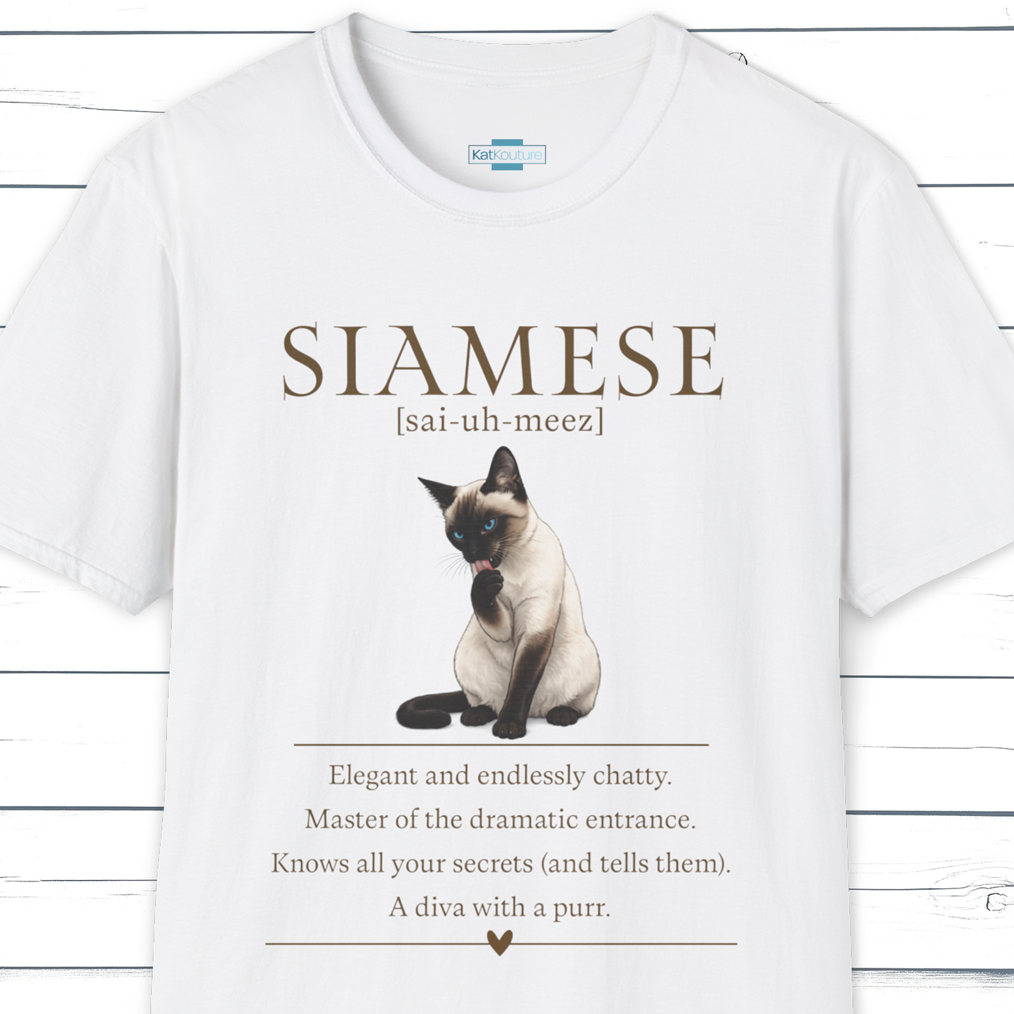 Siamese Definition T-Shirt – Cat Chronicles