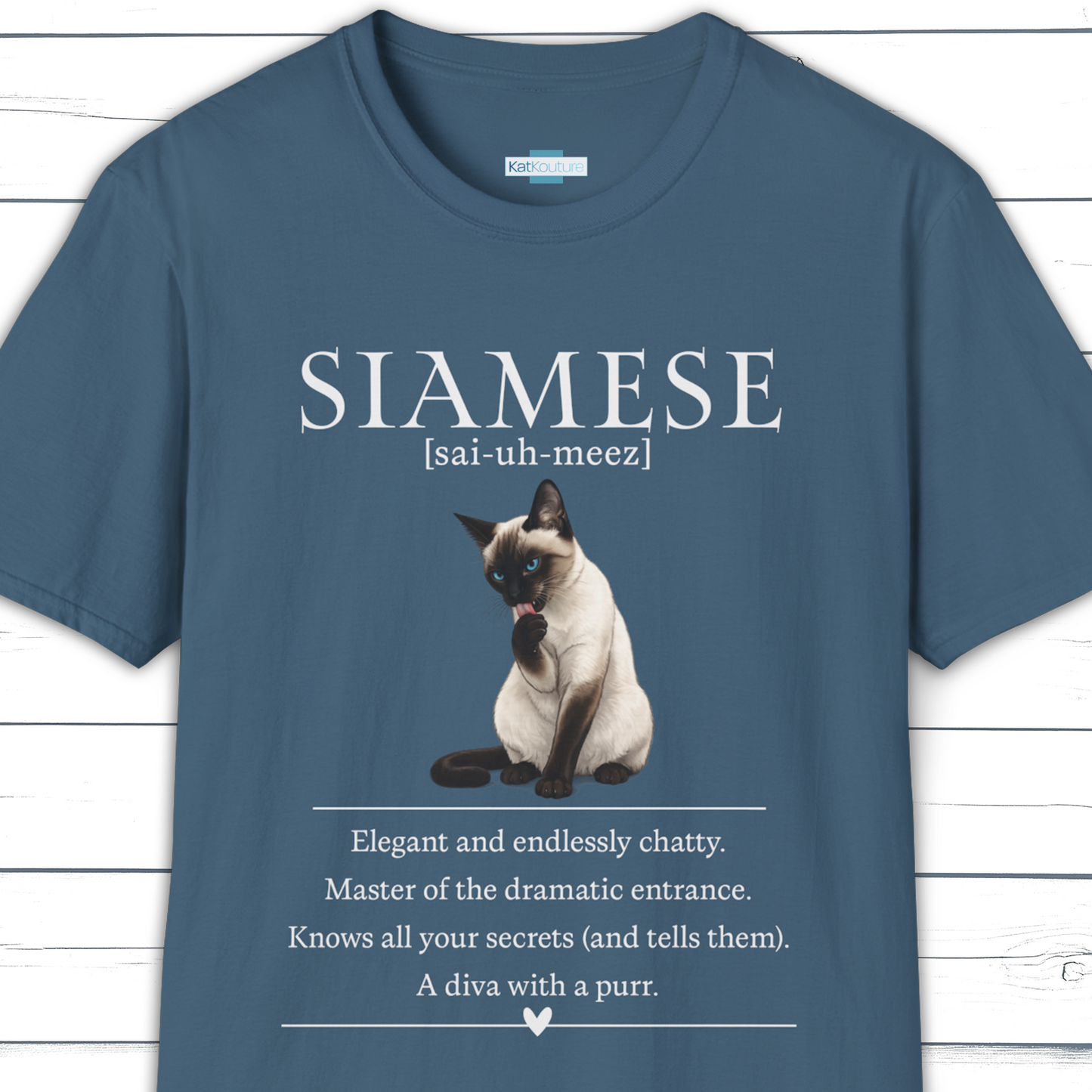 Siamese Definition T-Shirt – Cat Chronicles