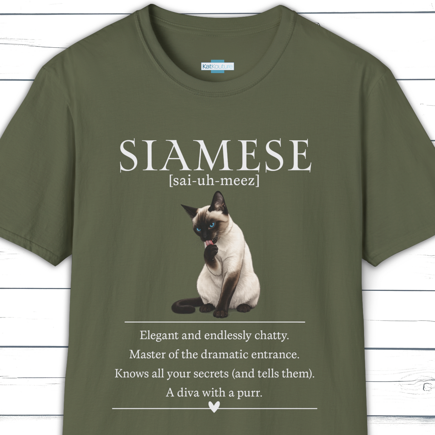 Siamese Definition T-Shirt – Cat Chronicles