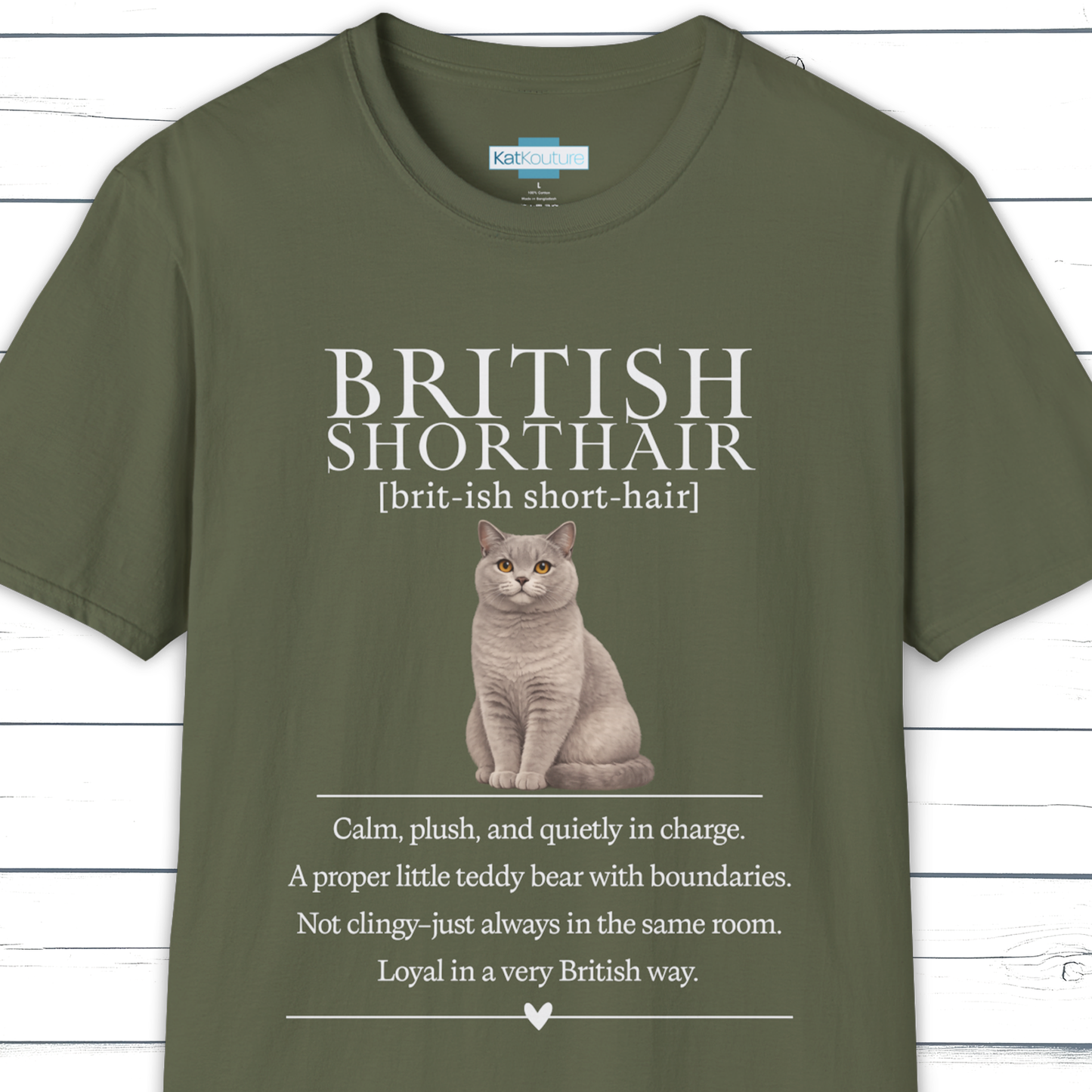 British Shorthair Definition T-Shirt – Cat Chronicles