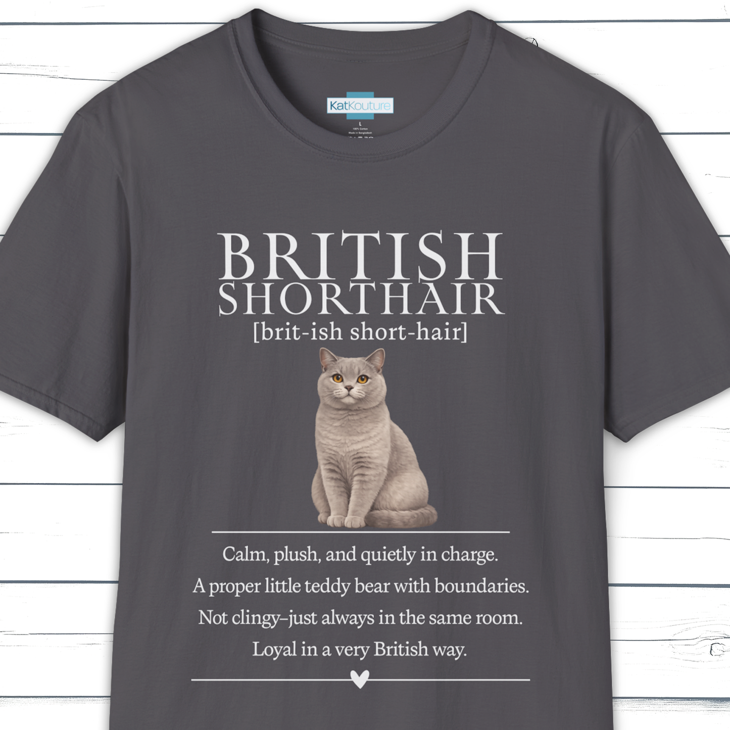 British Shorthair Definition T-Shirt – Cat Chronicles