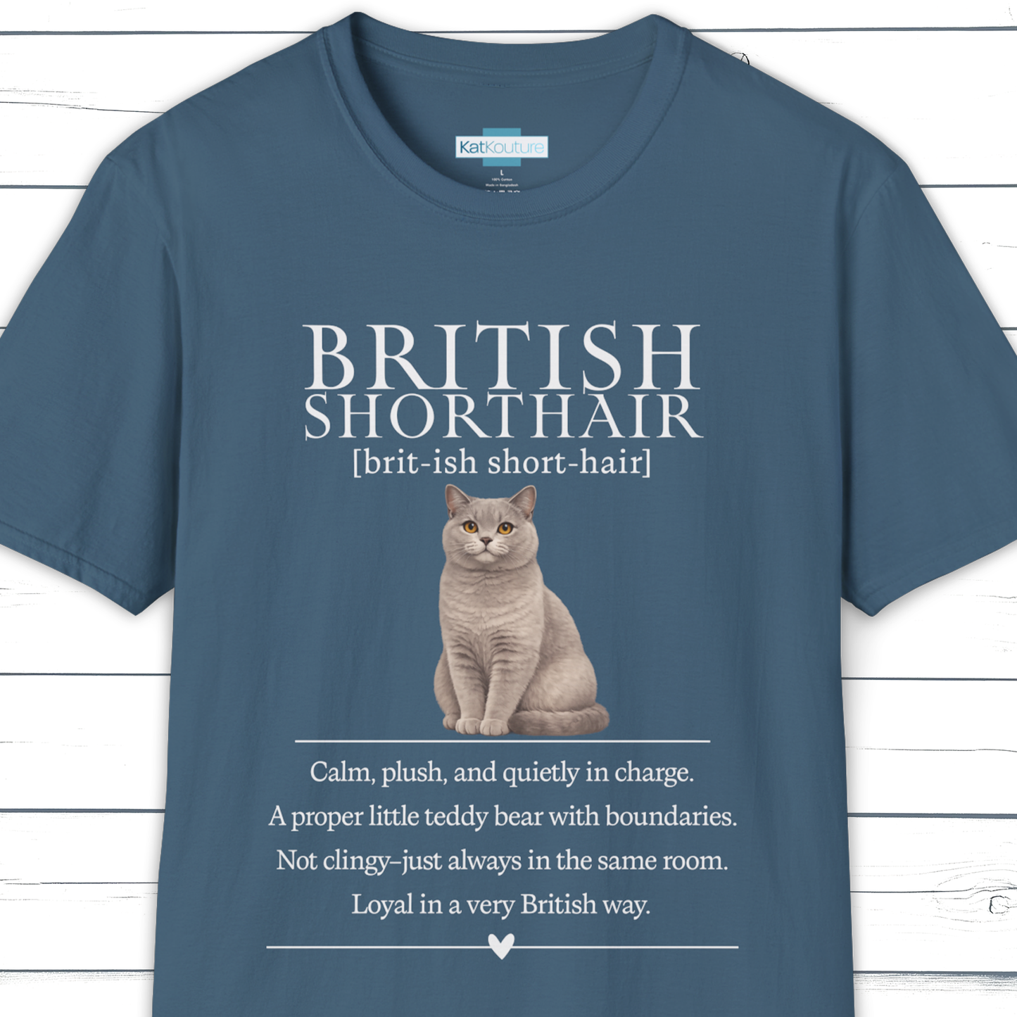 British Shorthair Definition T-Shirt – Cat Chronicles